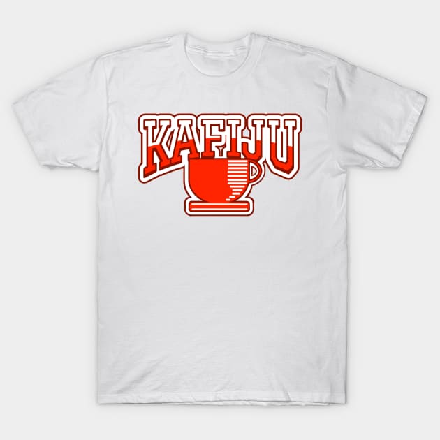 Kafiju Red T-Shirt by Penciligram